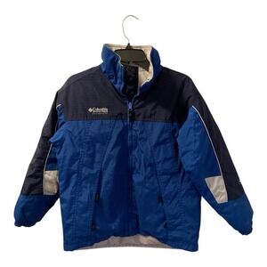 Columbia Tectonite Ski Jacket Youth Large 10 / 12‎ Dbl Closure Gorpcore Ripstop